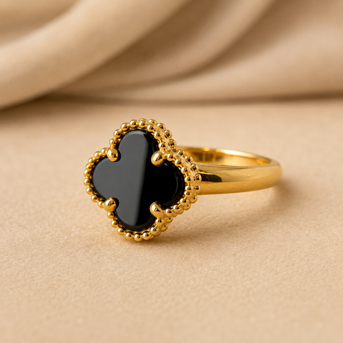 ANILLO TREBOL ORO 18K